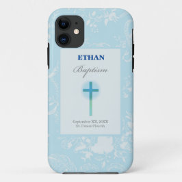 Capa Para iPhone Da Case-Mate Batismo Blue Lace Boy