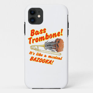 Capa Para iPhone Da Case-Mate Bazooka baixo do Musical do Trombone