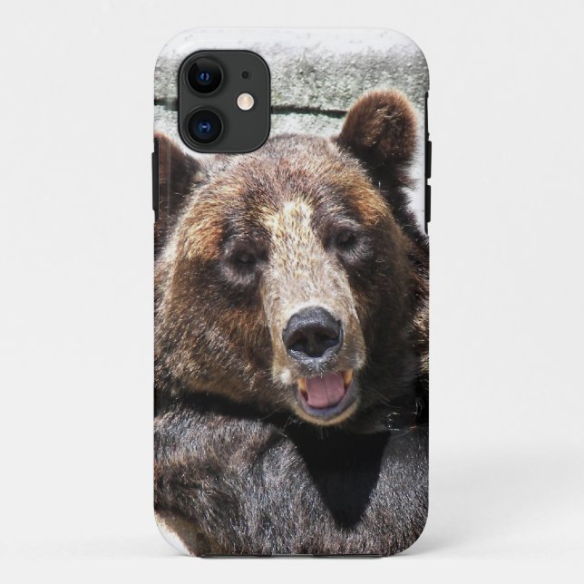 Capa Para iPhone Da Case-Mate Bear Feliz (Verso)