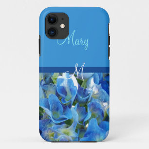 Capa Para iPhone Da Case-Mate Belo caso de flor azul-hodrangiano