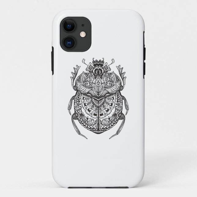Capa Para iPhone Da Case-Mate Besouro africano Zendoodle (Verso)