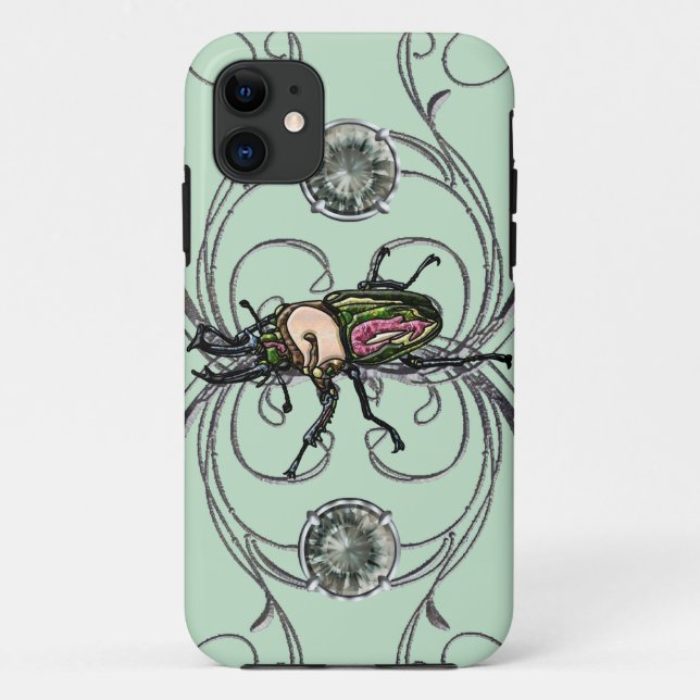 Capa Para iPhone Da Case-Mate Besouro Arco-Íris (Verso)
