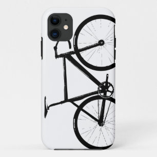Capa Para iPhone Da Case-Mate Bicicleta da trilha - preto no branco