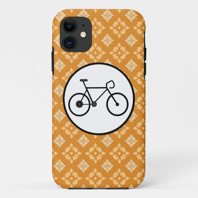 Capa Para iPhone Da Case-Mate Bicicleta fixa da engrenagem da bicicleta de Fixie (Verso)