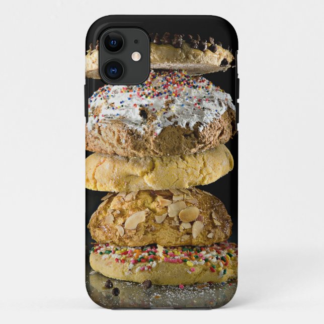 Capa Para iPhone Da Case-Mate Biscoitos em uma pilha (Verso)