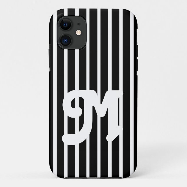 Capa Para iPhone Da Case-Mate Black Safari Stripe (Verso)