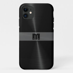 Capa Para iPhone Da Case-Mate Black Shinless Steel Metal 7