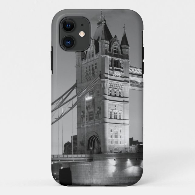 Capa Para iPhone Da Case-Mate Black White Tower Bridge (Verso)