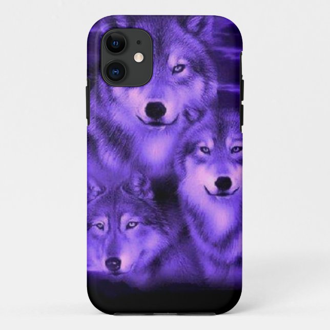 Capa Para iPhone Da Case-Mate Bloco de lobo (Verso)