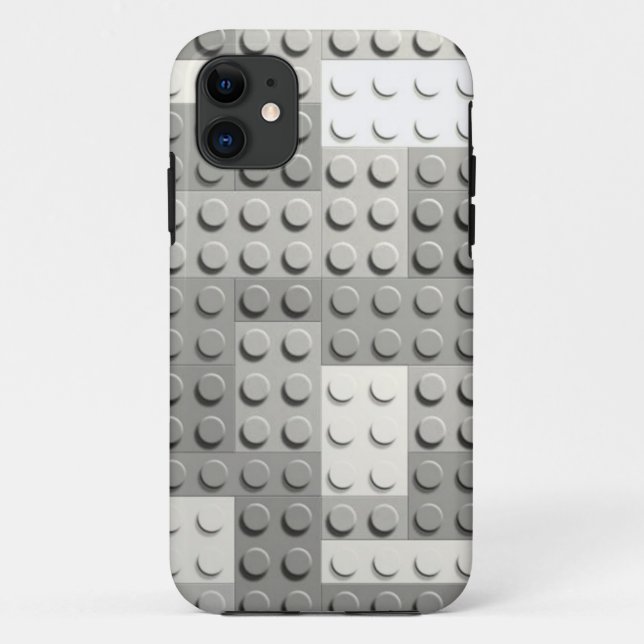 Capa Para iPhone Da Case-Mate Blocos de prata (Verso)