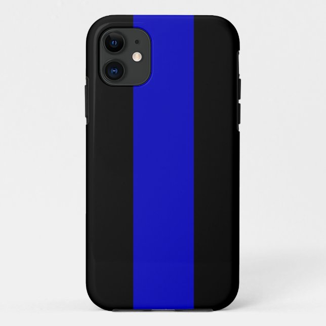 Capa Para iPhone Da Case-Mate Blue Line fino (Verso)