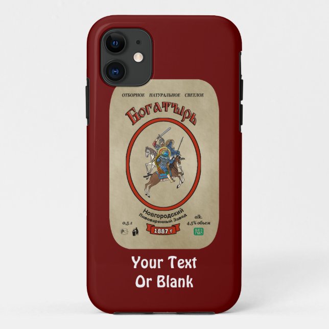 Capa Para iPhone Da Case-Mate Bogatyr Beer (Verso)