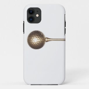 Capa Para iPhone Da Case-Mate Bola de golfe Dourado e T