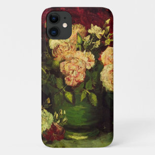 Capa Para iPhone Da Case-Mate Boliche com Peonies e Rosas de Vincent van Gogh