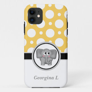 Capa Para iPhone Da Case-Mate Bolinhas amarela e branca, caso do iPhone 5