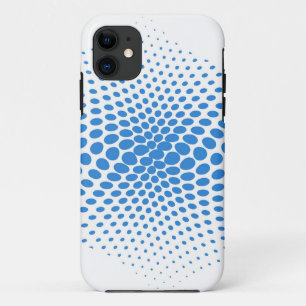 Capa Para iPhone Da Case-Mate Bolinhas azuis em branco