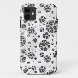 Capa Para iPhone Da Case-Mate Bolinhas Leopardo Preto e Branco