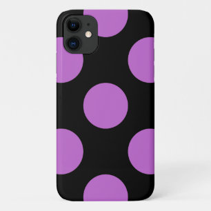 Capa Para iPhone Da Case-Mate bolinhas, Pontos (Padrão Pontilhado) - Preto Roxo