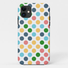 Capa Para iPhone Da Case-Mate Bolinhas Retro Bonitas | Amarelo-Cor-de-rosa