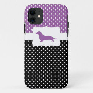 Capa Para iPhone Da Case-Mate Bolinhas retros w/Dachshund
