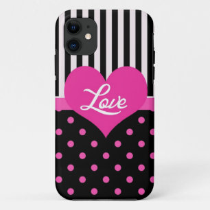 Capa Para iPhone Da Case-Mate Bolinhas rosa adoráveis, doces e elegantes