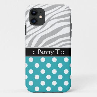 Capa Para iPhone Da Case-Mate Bolinhas Turquesa Fade Zebra Impressão iPhone 5 Ca