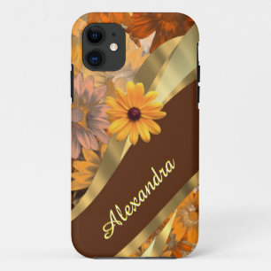 Capa Para iPhone Da Case-Mate Bonito padrão floral personalizado cor de outono