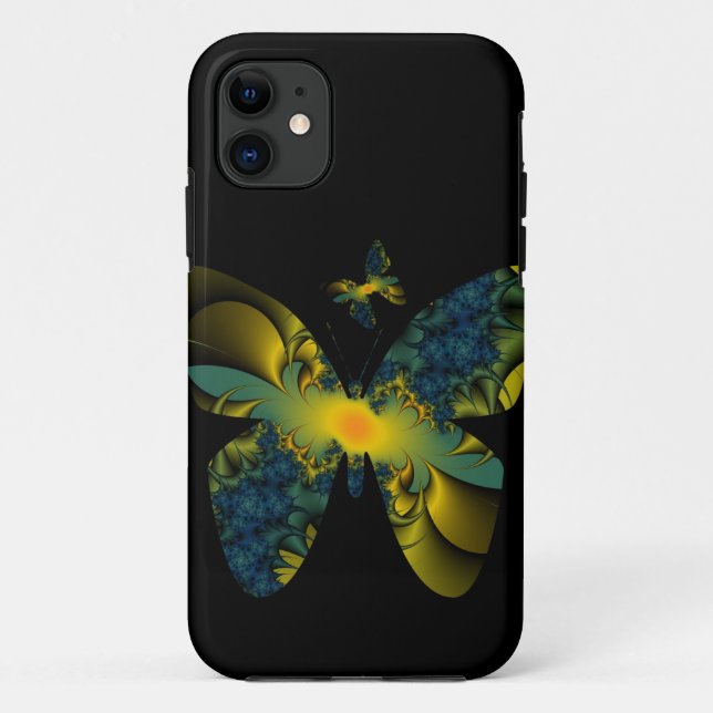 Capa Para iPhone Da Case-Mate Borboleta abstrato (Verso)