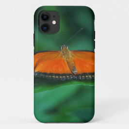 Capa Para iPhone Da Case-Mate Borboleta laranja brilhante e preta na folha