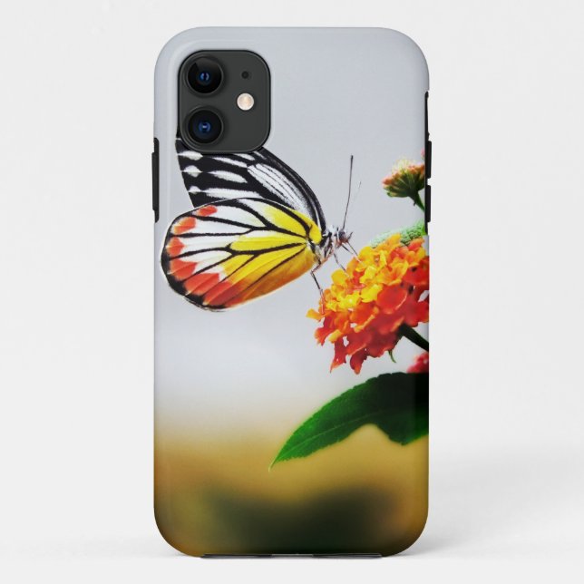 Capa Para iPhone Da Case-Mate Borboleta na Flor (Verso)