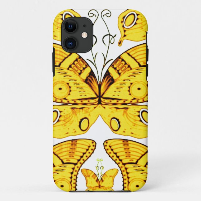 Capa Para iPhone Da Case-Mate Borboletas Amarelas (Verso)