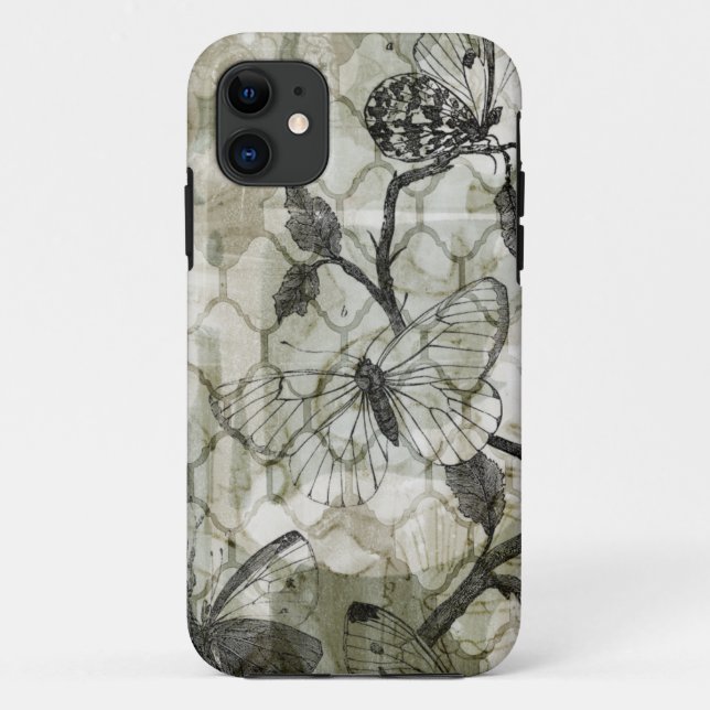 Capa Para iPhone Da Case-Mate Borboletas árabes II (Verso)