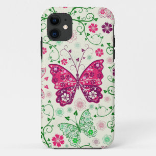 Capa Para iPhone Da Case-Mate Borboletas E Flores Coloridas