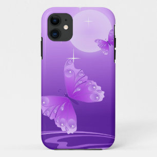 Capa Para iPhone Da Case-Mate Borboletas roxas