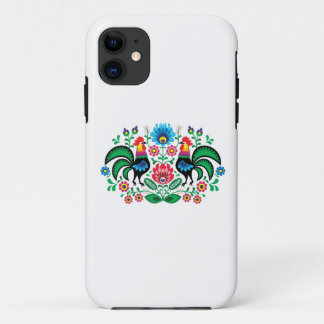 Capa Para iPhone Da Case-Mate Bordado floral polonês, teste padrão popular