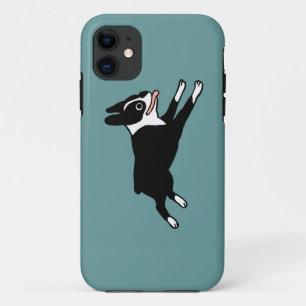 Capa Para iPhone Da Case-Mate Boston Terrier Correndo - Cor Personalizável