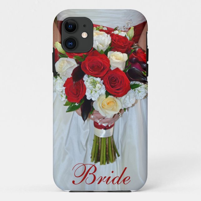 Capa Para iPhone Da Case-Mate Bridal rose bouquet iphone 5 case (Verso)