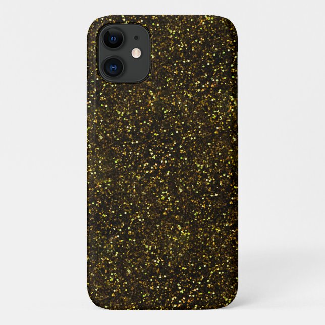 Capa Para iPhone Da Case-Mate Brilho Dourado Amarelo Escuro (Verso)