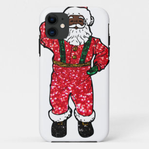 Capa Para iPhone Da Case-Mate brilho Papai Noel preto