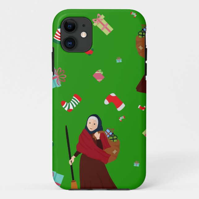 Capa Para iPhone Da Case-Mate bruxa de natal Befana (Verso)