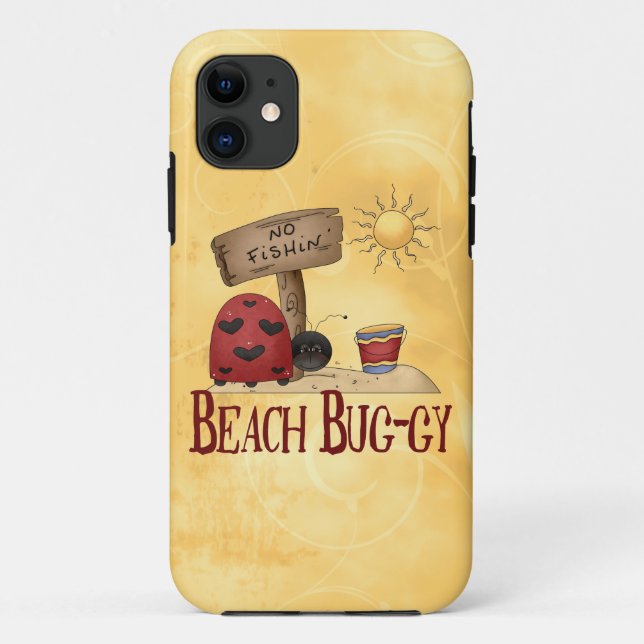 Capa Para iPhone Da Case-Mate Bug-gy da praia (Verso)