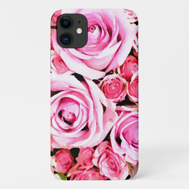Capa Para iPhone Da Case-Mate Buquê rosa rosa rosa (Verso)