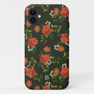 Capa Para iPhone Da Case-Mate Buquê vermelho Monogrammed