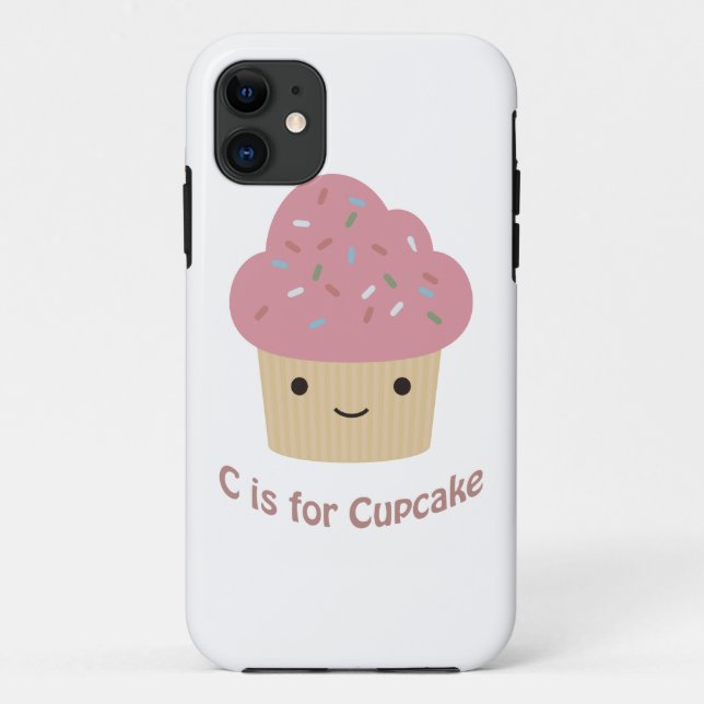 Capa Para iPhone Da Case-Mate C é para cupcake (Verso)