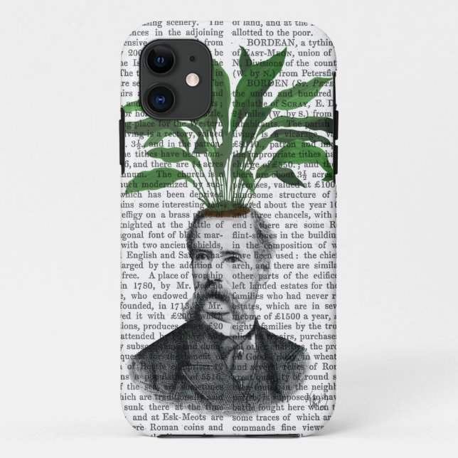 Capa Para iPhone Da Case-Mate Cabeça de Planta Aspidistra (Verso)