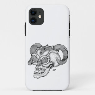 Capa Para iPhone Da Case-Mate Cabeça do diabo Negra e Design branca