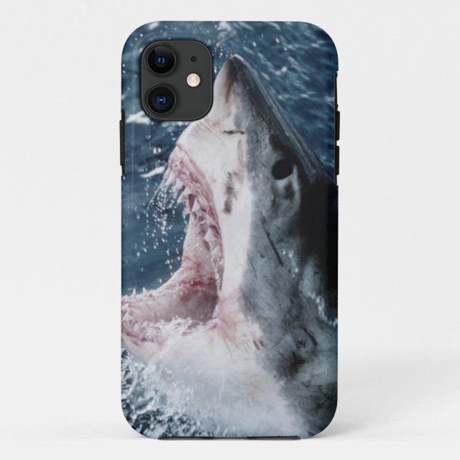 Capa Para iPhone Da Case-Mate Cabeça do Tubarão Branco (Verso)