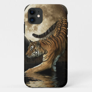 Capa Para iPhone Da Case-Mate Caçando Bengala Tiger e Lua Grande Vida Selvagem G