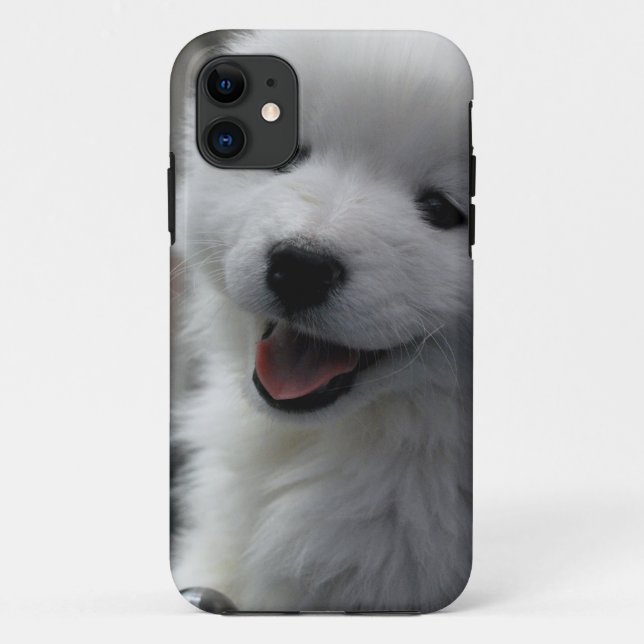 Capa Para iPhone Da Case-Mate Cachorro Samoed (Verso)