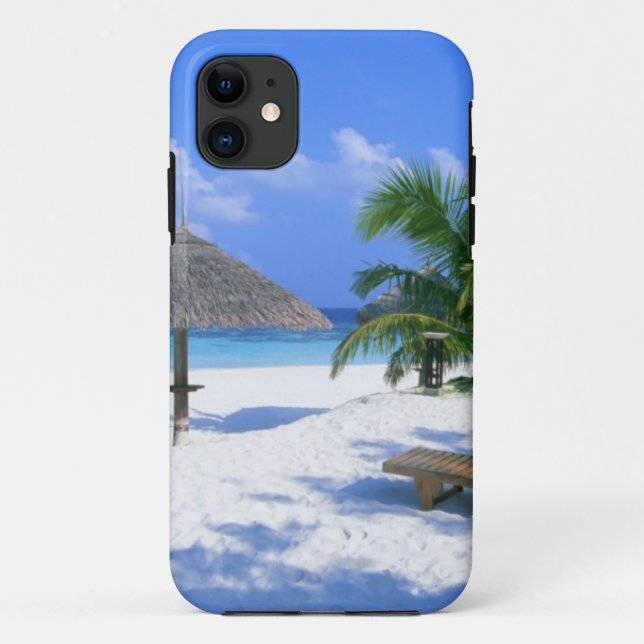 Capa Para iPhone Da Case-Mate Cadeira de praia - felicidade do verão (Verso)